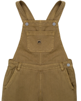 Girls Ylva Dungarees in Kelp