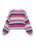 Girls Nunna Short Knit Jumper in Phlox Pink