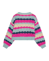 Girls Nunna Short Knit Jumper in Phlox Pink