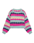 Girls Nunna Short Knit Jumper in Phlox Pink