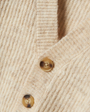 Girls Holly Boxy Short Knit Cardigan in Pure Cashmere