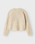 Girls Holly Boxy Short Knit Cardigan in Pure Cashmere