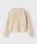 Girls Holly Boxy Short Knit Cardigan in Pure Cashmere