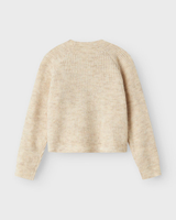 Girls Holly Boxy Short Knit Cardigan in Pure Cashmere