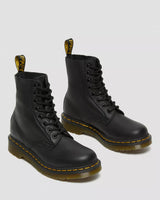 The Dr Martens Womens 1460P Virginia Boots in Black