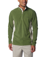 The Columbia Mens Klamath Range II Half Zip Fleece Sweatshirt in Canteen & Dark Stone