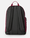 The Rip Curl Double Dome Pro 24L Backpack in Maroon