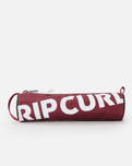 The Rip Curl Pro Pencil Case in Maroon