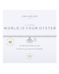 A Little The World Is Your Oyster Bracelet in Silver