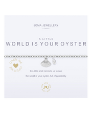 A Little The World Is Your Oyster Bracelet in Silver