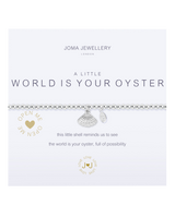 A Little The World Is Your Oyster Bracelet in Silver