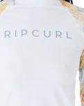 The Rip Curl Always Summer Long Sleeve Rash Vest in White