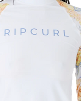 The Rip Curl Always Summer Long Sleeve Rash Vest in White