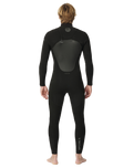 The Rip Curl Mens Flashbomb 5/3mm Chest Zip Wetsuit in Black