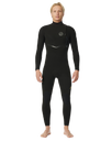 The Rip Curl Mens E-Bomb 5/3mm Zip Free Wetsuit in Black