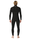 The Rip Curl Mens E-Bomb 5/3mm Zip Free Wetsuit in Black