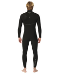 The Rip Curl Mens E-Bomb 5/3mm Zip Free Wetsuit in Black