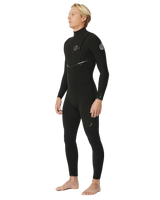 The Rip Curl Mens E-Bomb 5/3mm Zip Free Wetsuit in Black