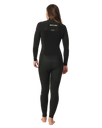The Rip Curl Womens Womens Dawn Patrol 5/3mm Chest Zip Wetsuit in Black