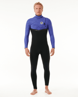 The Rip Curl Mens E-Bomb 4/3mm Zip Free Wetsuit in Wild Berry