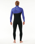 The Rip Curl Mens E-Bomb 4/3mm Zip Free Wetsuit in Wild Berry