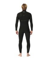 The Rip Curl Mens E-Bomb 4/3mm Zip Free Wetsuit in Black