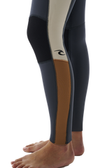 The Rip Curl Womens Dawn Patrol 4/3mm Chest Zip Wetsuit in Light Brown