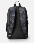 The Rip Curl Posse Mid Backpack in Black & Grey