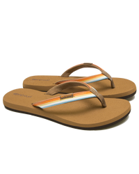 The Rip Curl Womens Freedom Bloom Flip Flops in Multi Colour