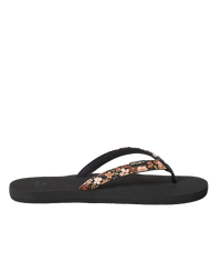 The Rip Curl Womens Freedom Bloom Flip Flops in Black & Brown