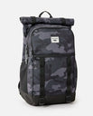 Dawn Patrol 30L Camo Backpack in Black & Grey