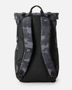 Dawn Patrol 30L Camo Backpack in Black & Grey