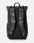 Dawn Patrol 30L Camo Backpack in Black & Grey