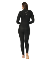 The Rip Curl Womens Womens Dawn Patrol Performance 5/3mm Chest Zip Wetsuit in Black