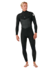 The Rip Curl Mens Dawn Patrol 5/3mm Chest Zip Wetsuit in Black