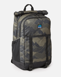 The Rip Curl Dawn Patrol 30L Search Backpack in Black & Olive