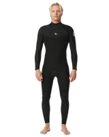 The Rip Curl Mens Dawn Patrol 5/3mm Back Zip Wetsuit in Black