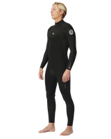 The Rip Curl Mens Dawn Patrol 5/3mm Back Zip Wetsuit in Black