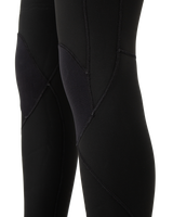 The Rip Curl Mens Dawn Patrol Performance 4/3mm Chest Zip Wetsuit in Black