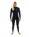 The Rip Curl Womens Womens Flashbomb Fusion 5/3mm Zipless Wetsuit in Black