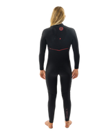 The Rip Curl Womens Womens Flashbomb Fusion 5/3mm Zipless Wetsuit in Black