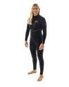 The Rip Curl Womens Womens Flashbomb Fusion 5/3mm Zipless Wetsuit in Black