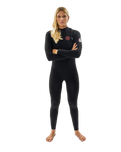 The Rip Curl Womens Womens Flashbomb Fusion 5/3mm Zipless Wetsuit in Black