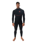 The Rip Curl Mens Flashbomb Fusion 4/3mm Zipless Wetsuit in Black