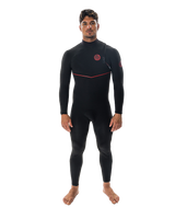 The Rip Curl Mens Flashbomb Fusion 4/3mm Zipless Wetsuit in Black