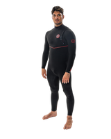 The Rip Curl Mens Flashbomb Fusion 4/3mm Zipless Wetsuit in Black