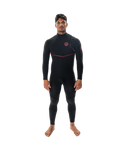 The Rip Curl Mens F-Bomb Fusion 3/2mm Zip Free Wetsuit in Black