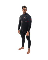 The Rip Curl Mens F-Bomb Fusion 3/2mm Zip Free Wetsuit in Black