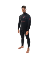 The Rip Curl Mens F-Bomb Fusion 3/2mm Zip Free Wetsuit in Black
