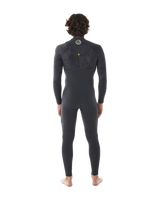 The Rip Curl Mens E-Bomb 3/2mm Zip Free Wetsuit in Charcoal